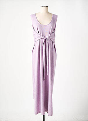 Rochie lungă fără mâneci fără mâneci violet RODIER femeie