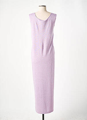 Rochie lungă fără mâneci fără mâneci violet RODIER femeie