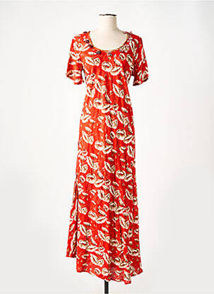 Rochie lungă roșu TERA BORA femeie