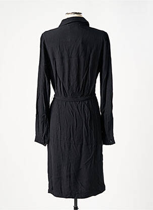 Rochie midi croială fluidă mâneci lungi negru LA FEE MARABOUTEE femeie