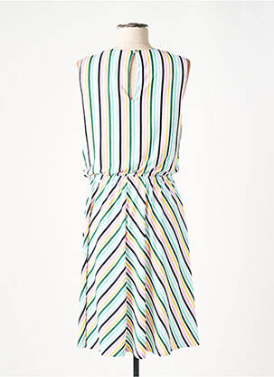 Rochie midi fără mâneci fără mâneci alb TOMMY HILFIGER femeie