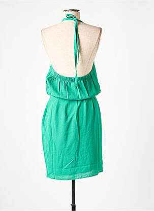 Rochie midi croială fluidă bretele subțiri verde IKKS femeie