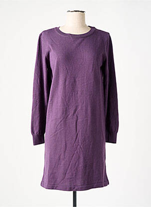 Rochie pulover croială dreaptă mâneci lungi violet DEFACTO femeie