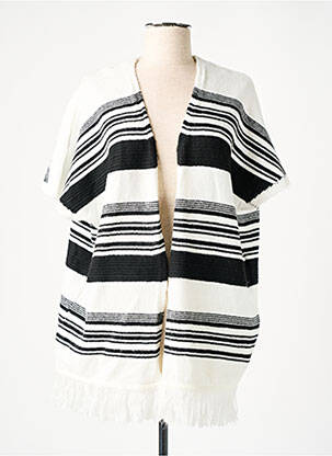 Vestă cu mâneci scurte alb DEFACTO femeie