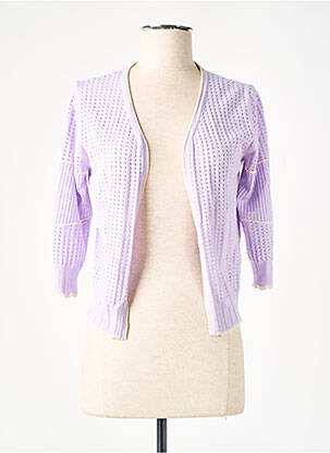 Vestă cu mâneci lungi mâneci 3/4 violet RODIER femeie