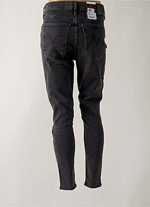 Blugi skinny efect uzat decolorat talie înaltă gri LEVI'S femeie