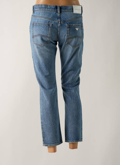 Blugi cu croială dreaptă albastru EMPORIO ARMANI femeie