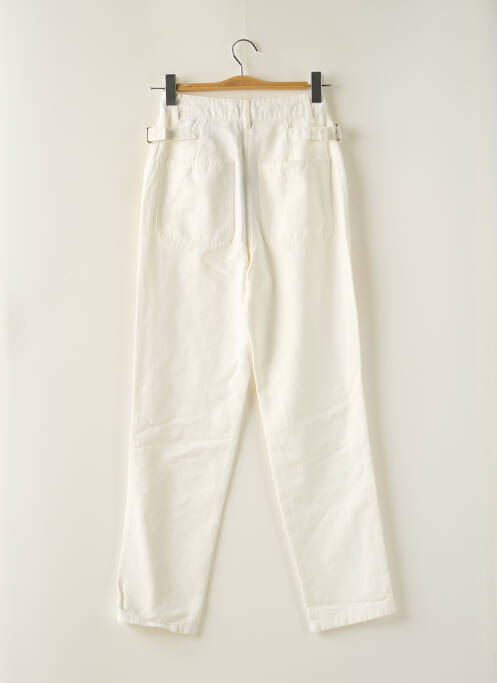 Pantalon drept alb CAROLL femeie