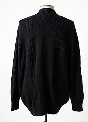 Vestă cu mâneci lungi închidere cu nasturi pe față negru JACK & JONES bărbat
