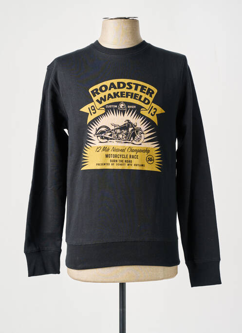 Hanorac negru SCHOTT bărbat