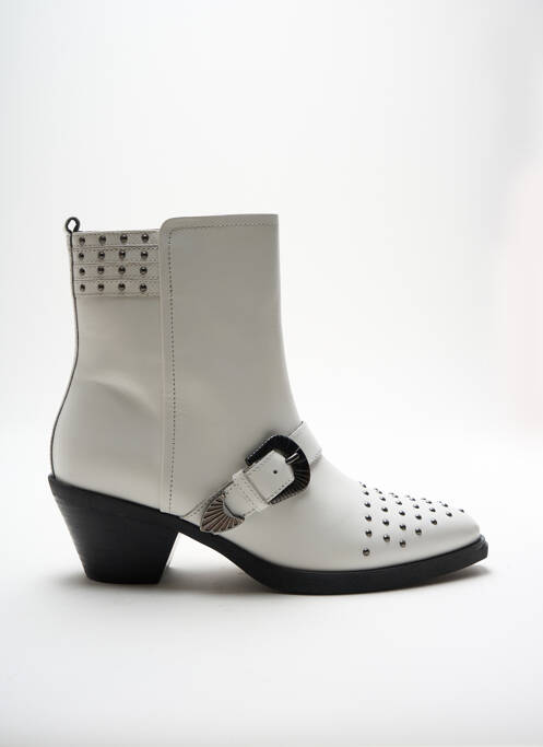 Botine/Ghete alb GEOX femeie