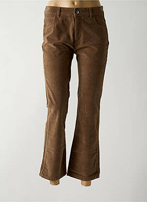 Pantalon 7/8 maro LAUREN VIDAL femeie