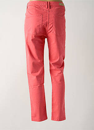 Pantalon 7/8 închidere cu fermoar sub clapetă cu nasturi roz DENIM STUDIO femeie