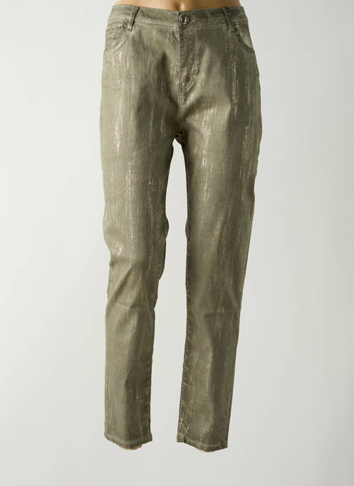 Pantalon slim gri EVA KAYAN femeie