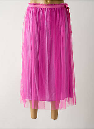 Fustă midi roz DIXIE femeie