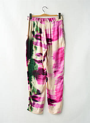 Pantalon drept țesătură poplin mărime normală violet DIXIE femeie