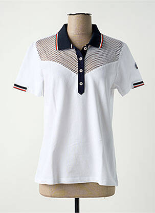 Polo alb DELAHAYE femeie