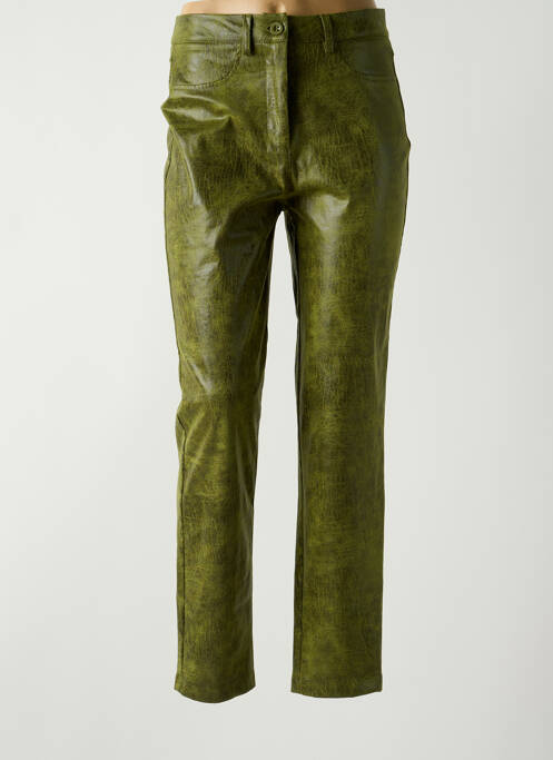 Pantalon slim verde DANIELA COOL femeie