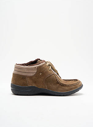 Botine/ghete material neted vârf rotund maro JOSEF SEIBEL bărbat