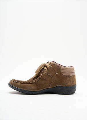 Botine/ghete material neted vârf rotund maro JOSEF SEIBEL bărbat