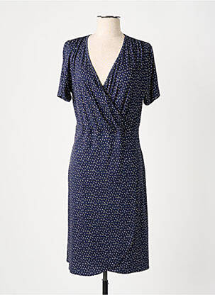 Rochie midi mâneci scurte mâneci scurte albastru GRIFFON femeie