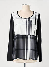 Tricou mâneci lungi mâneci lungi negru GUY DUBOUIS femme