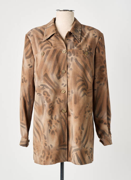 Tunică mâneci lungi maro GUY DUBOUIS femeie