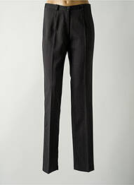 Pantalon drept închidere cu fermoar sub clapetă cu nasturi mărime normală negru COSTURA 40 femme