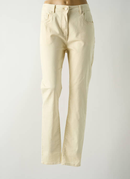 Blugi cu croială slim bej GRIFFON femeie