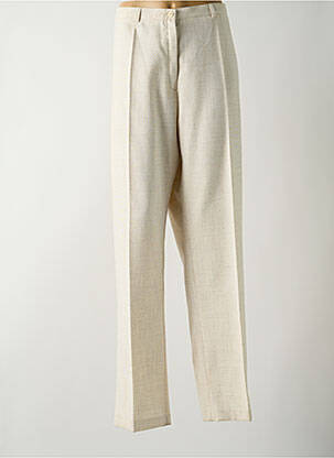 Pantalon drept bej GUY DUBOUIS femeie