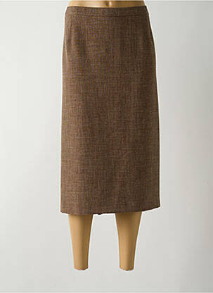 Fustă midi maro GUY DUBOUIS femeie