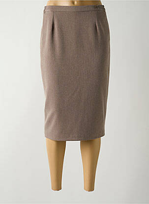 Fustă midi maro GUY DUBOUIS femeie