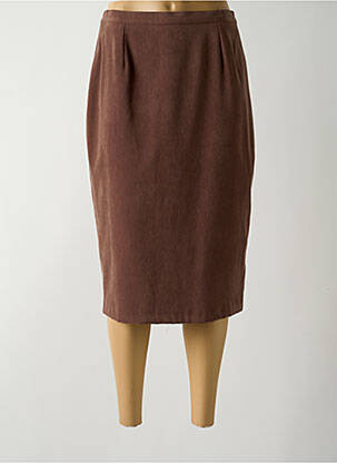 Fustă midi maro GUY DUBOUIS femeie