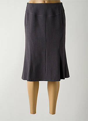 Fustă midi gri GUY DUBOUIS femeie