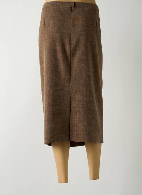 Fustă midi maro GUY DUBOUIS femeie