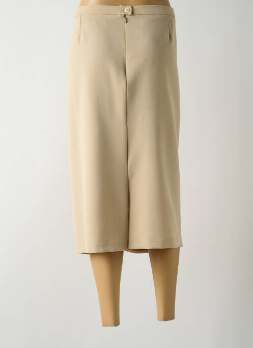 Fustă midi bej LISA CHESNAY femeie