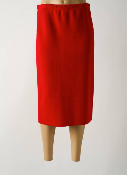Fustă midi roșu GUY DUBOUIS femeie