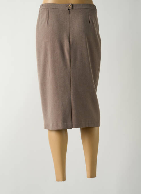 Fustă midi maro GUY DUBOUIS femeie