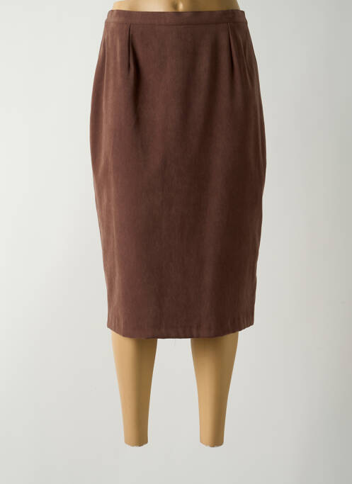Fustă midi maro GUY DUBOUIS femeie