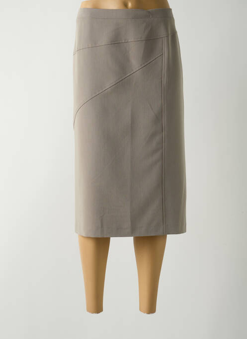 Fustă midi gri GRIFFON femeie