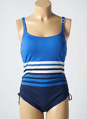 Costum de baie dintr-o singură piesă bretele elastice reglabile top sutien modelat albastru PRIMADONNA femeie