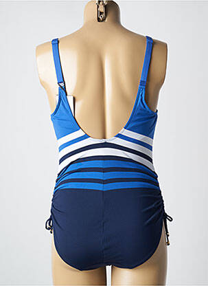 Costum de baie dintr-o singură piesă bretele elastice reglabile top sutien modelat albastru PRIMADONNA femeie