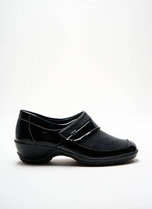 Încălțăminte de confort material neted toc plat până la 3 cm negru SWEDI femeie