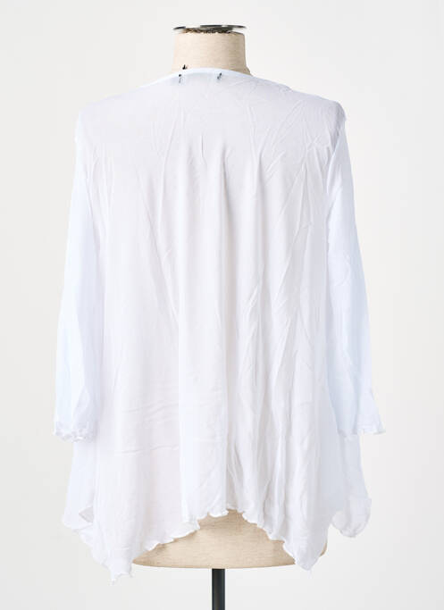 Vestă cu mâneci lungi alb VIRGINIE & MOI femeie