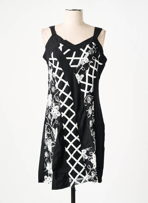 Rochie scurtă negru L33 femeie