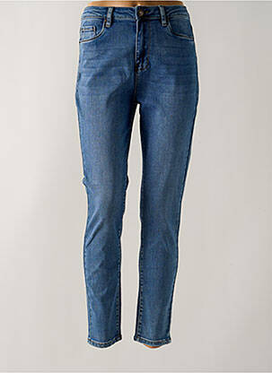 Blugi cu croială slim albastru TOXIK3 femeie