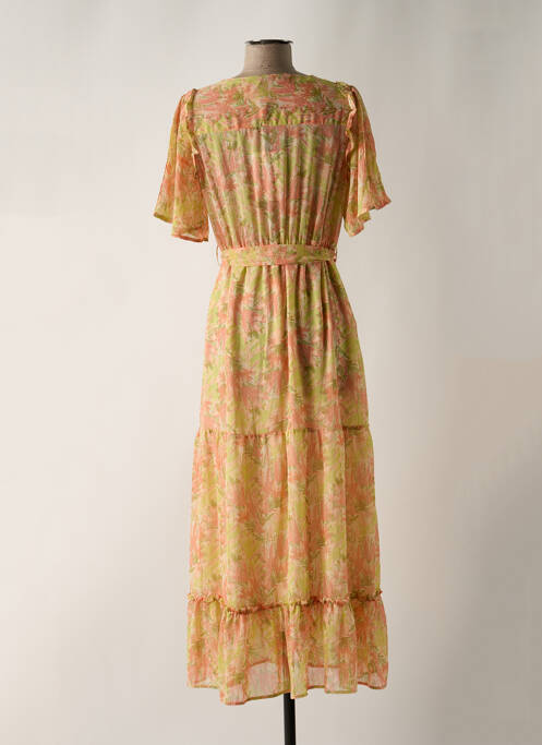 Rochie lungă roz GRACE & MILA femeie