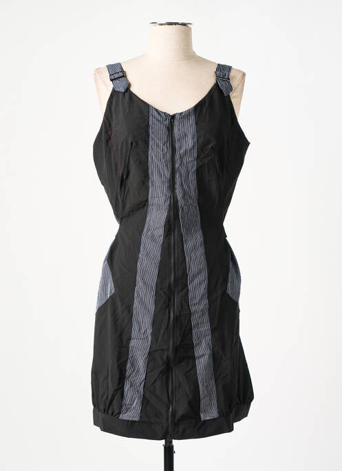 Rochie midi fără mâneci fără mâneci negru L33 femme