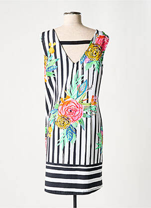 Rochie midi fără mâneci fără mâneci negru DOLCEZZA femeie