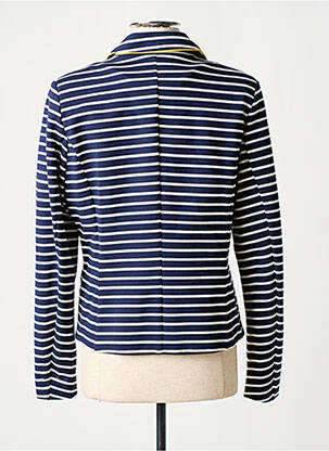 Jachete casual guler tip costum albastru REVER MILE femeie